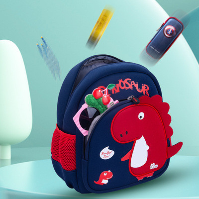 kids kindergarten backpacks SBR material dinosaur
